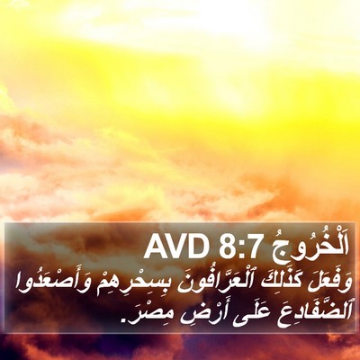 اَلْخُرُوجُ 8:7 AVD Bible Verse Image