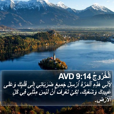 اَلْخُرُوجُ 9:14 AVD Bible Verse Image