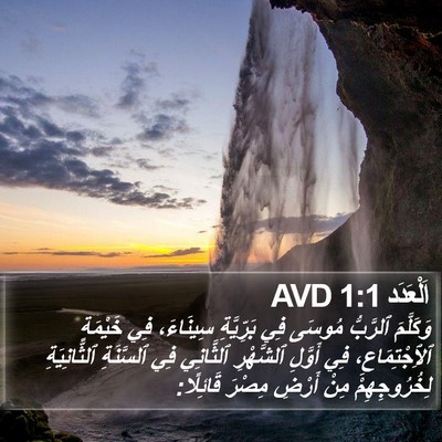 اَلْعَدَد 1:1 AVD Bible Verse Image