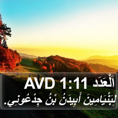 اَلْعَدَد 1:11 AVD Bible Verse Image