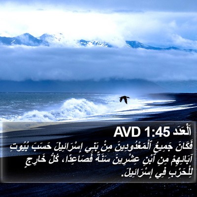 اَلْعَدَد 1:45 AVD Bible Verse Image