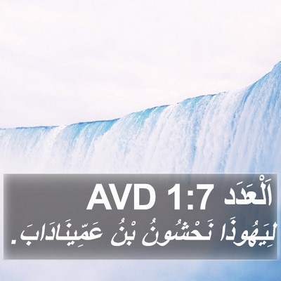 اَلْعَدَد 1:7 AVD Bible Verse Image