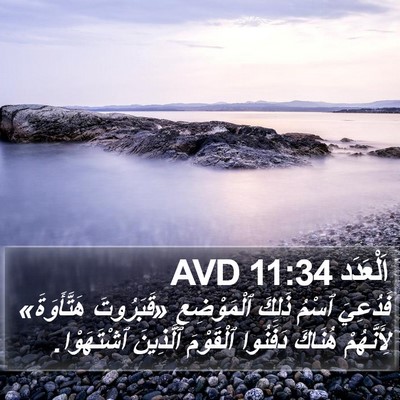 اَلْعَدَد 11:34 AVD Bible Verse Image