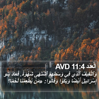 اَلْعَدَد 11:4 AVD Bible Verse Image