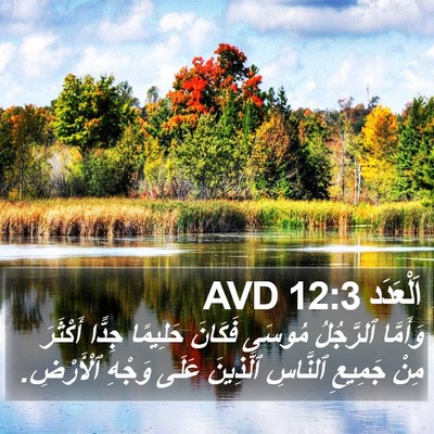 اَلْعَدَد 12:3 AVD Bible Verse Image