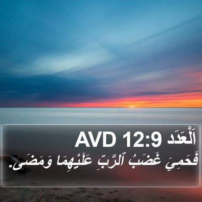 اَلْعَدَد 12:9 AVD Bible Verse Image