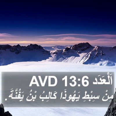 اَلْعَدَد 13:6 AVD Bible Verse Image