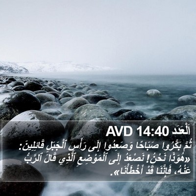 اَلْعَدَد 14:40 AVD Bible Verse Image