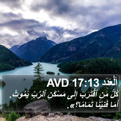 اَلْعَدَد 17:13 AVD Bible Verse Image