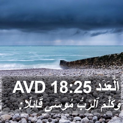 اَلْعَدَد 18:25 AVD Bible Verse Image