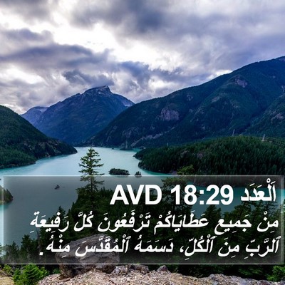 اَلْعَدَد 18:29 AVD Bible Verse Image