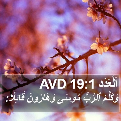 اَلْعَدَد 19:1 AVD Bible Verse Image