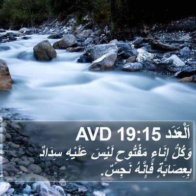 اَلْعَدَد 19:15 AVD Bible Verse Image