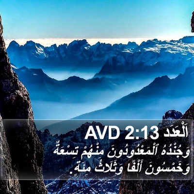 اَلْعَدَد 2:13 AVD Bible Verse Image
