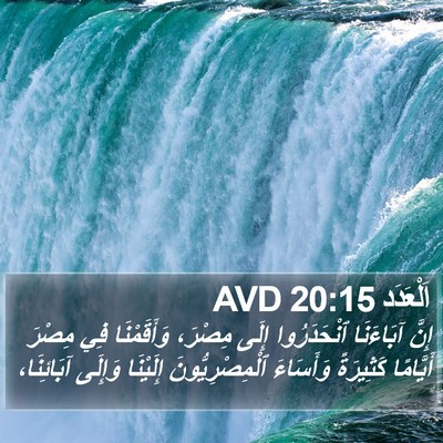 اَلْعَدَد 20:15 AVD Bible Verse Image