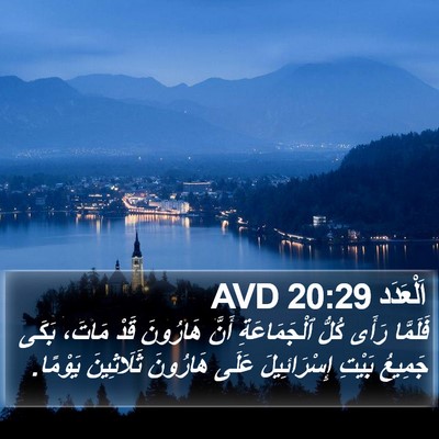 اَلْعَدَد 20:29 AVD Bible Verse Image