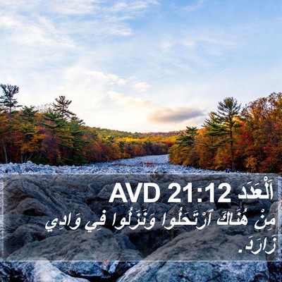 اَلْعَدَد 21:12 AVD Bible Verse Image