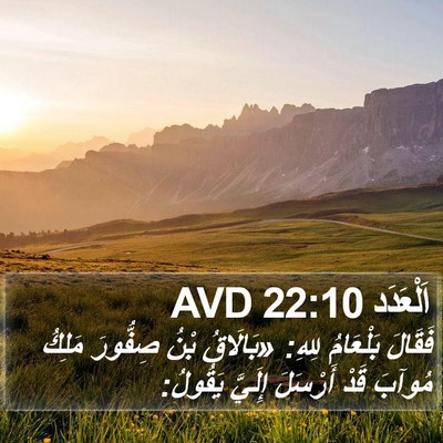 اَلْعَدَد 22:10 AVD Bible Verse Image