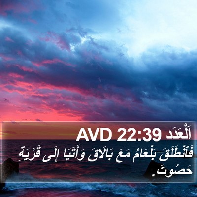 اَلْعَدَد 22:39 AVD Bible Verse Image