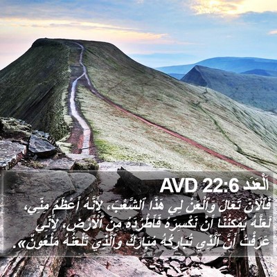 اَلْعَدَد 22:6 AVD Bible Verse Image
