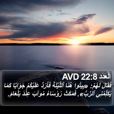 اَلْعَدَد 22:8 AVD Bible Verse Image