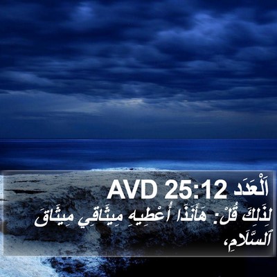 اَلْعَدَد 25:12 AVD Bible Verse Image