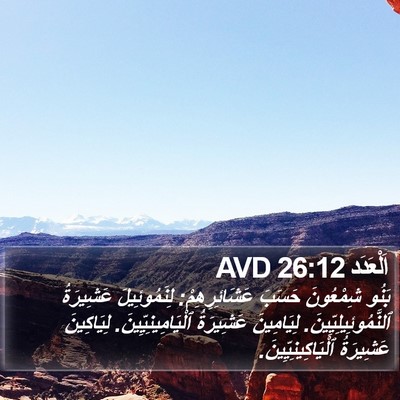اَلْعَدَد 26:12 AVD Bible Verse Image