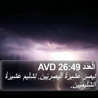 اَلْعَدَد 26:49 AVD Bible Verse Image