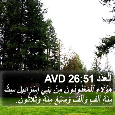 اَلْعَدَد 26:51 AVD Bible Verse Image