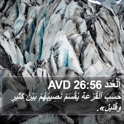 اَلْعَدَد 26:56 AVD Bible Verse Image