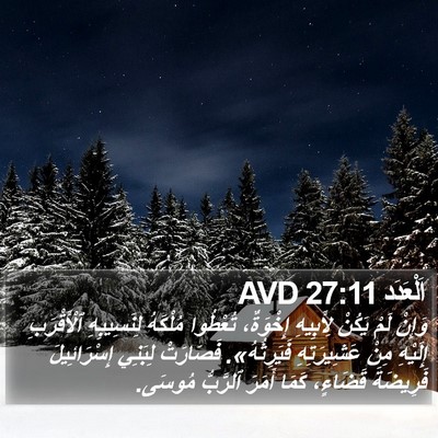 اَلْعَدَد 27:11 AVD Bible Verse Image