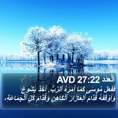 اَلْعَدَد 27:22 AVD Bible Verse Image