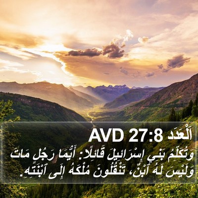 اَلْعَدَد 27:8 AVD Bible Verse Image