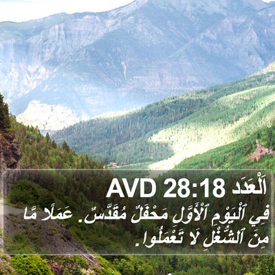 اَلْعَدَد 28:18 AVD Bible Verse Image