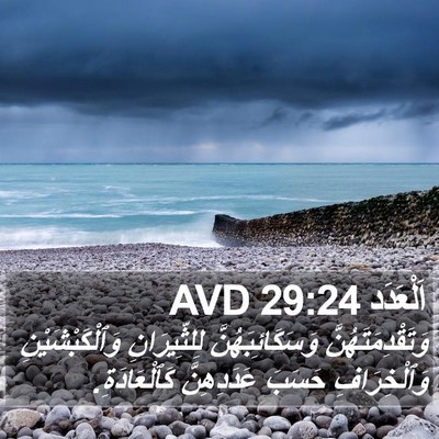 اَلْعَدَد 29:24 AVD Bible Verse Image