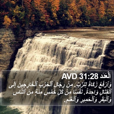اَلْعَدَد 31:28 AVD Bible Verse Image