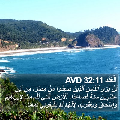 اَلْعَدَد 32:11 AVD Bible Verse Image