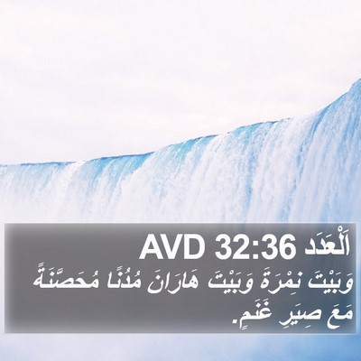 اَلْعَدَد 32:36 AVD Bible Verse Image