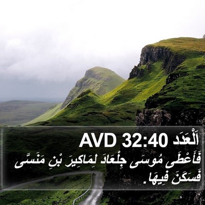 اَلْعَدَد 32:40 AVD Bible Verse Image