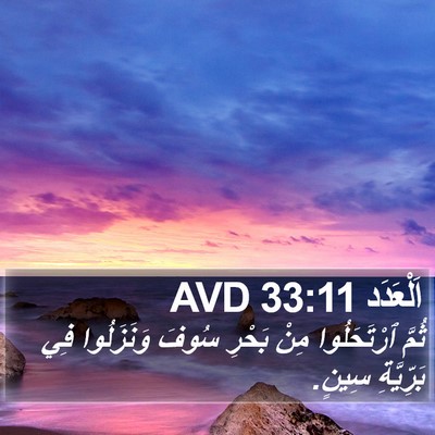 اَلْعَدَد 33:11 AVD Bible Verse Image