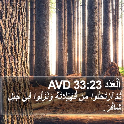 اَلْعَدَد 33:23 AVD Bible Verse Image