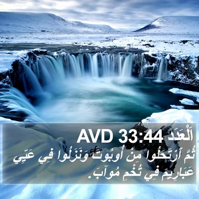 اَلْعَدَد 33:44 AVD Bible Verse Image