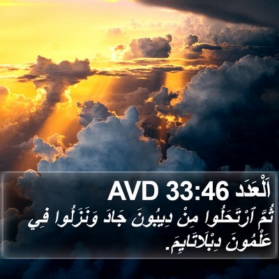 اَلْعَدَد 33:46 AVD Bible Verse Image
