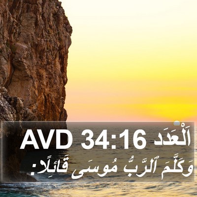 اَلْعَدَد 34:16 AVD Bible Verse Image