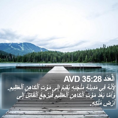 اَلْعَدَد 35:28 AVD Bible Verse Image