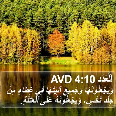 اَلْعَدَد 4:10 AVD Bible Verse Image