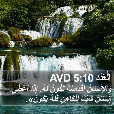 اَلْعَدَد 5:10 AVD Bible Verse Image