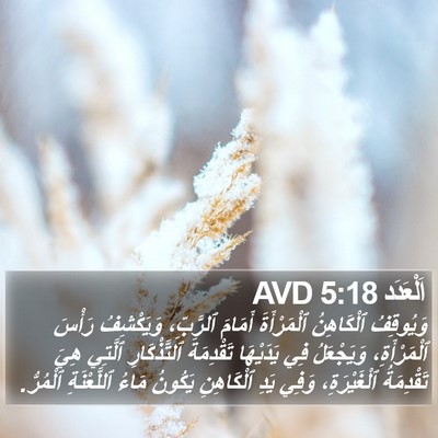 اَلْعَدَد 5:18 AVD Bible Verse Image