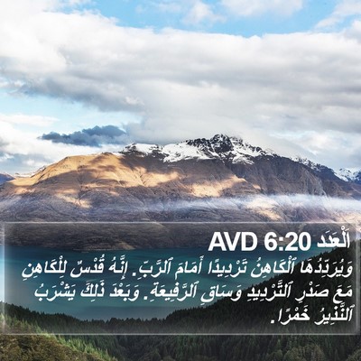 اَلْعَدَد 6:20 AVD Bible Verse Image