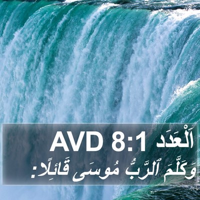 اَلْعَدَد 8:1 AVD Bible Verse Image